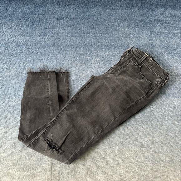 Madewell 9” High-Rise Skinny Jeans in Black Sea - Picture 3 of 5